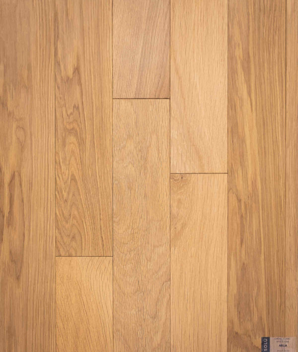 Natural select grade white oak floor, oiled Abuja color