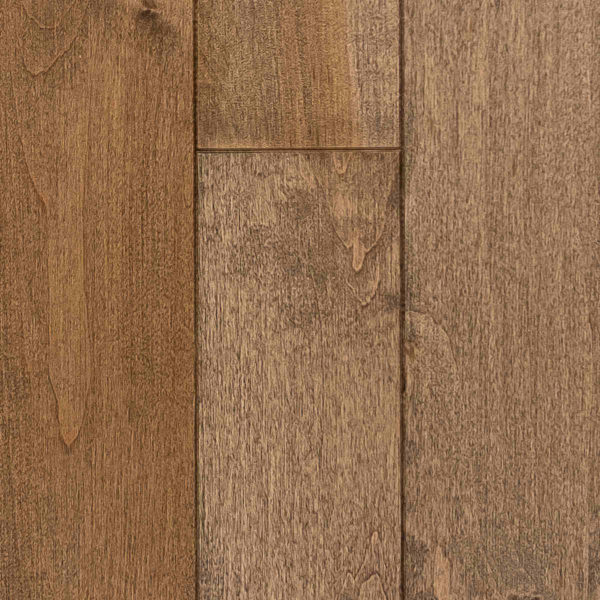 Natural select grade maple floor, oiled Ardoise color