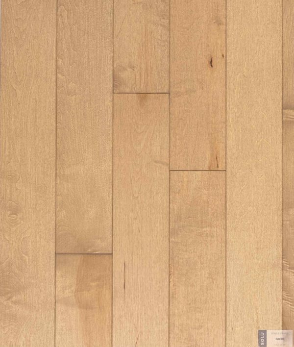 Natural select grade maple floor, oiled Nacre color
