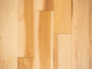 Natural select grade maple floor, varnished Natural color